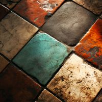 Plakat 70x70cm Ceramiczna Kompozycja