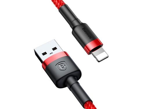Baseus Kabel USB Lightning iPhone 1.5A 2m Czarno-czerwony na Arena.pl