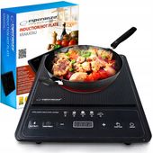 KUCHENKA TURYSTYCZNA INDUKCYJNA jednopalnikowa MOCNA 2000W z