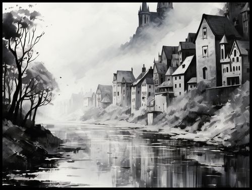 Plakat 100x75cm Mglisty Refleks na Arena.pl