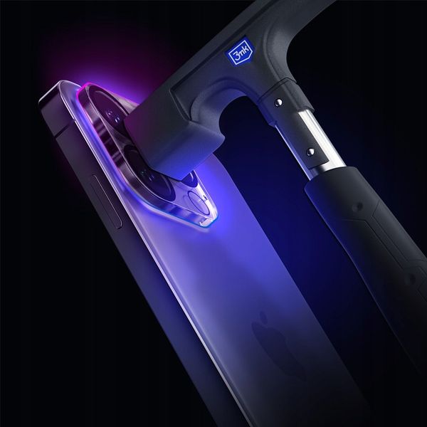 Szkło 9H na aparat do iPhone 15 Pro / 15 Pro Max - 3mk Lens Pro Full Cover zdjęcie 9
