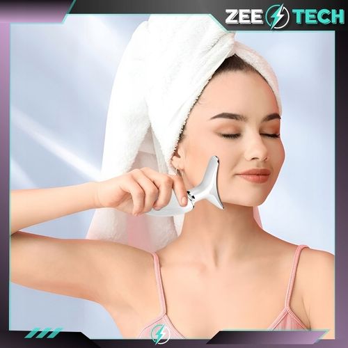 MASAŻER LIFTINGUJĄCY DO TWARZY SZYI SONICZNY DO UJĘDRNIANIA WIBRACYJNY EMS na Arena.pl