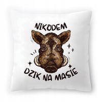 Poduszka Dla Nikodema Na Urodziny Ze Zdjęciem Na Prezent Biała 40X40 Cm