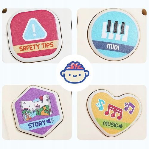 INTERAKTYWNY SAMOCHÓD WBIJAK EDUKACYJNY POJAZD DLA DZIECI Z DŹWIĘKIEM 6M+ na Arena.pl