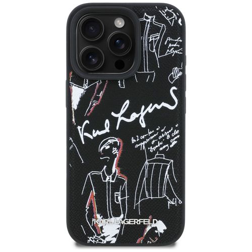 etui karl lagerfeld grained pattern &    logo magsafe do iphone 16 na Arena.pl