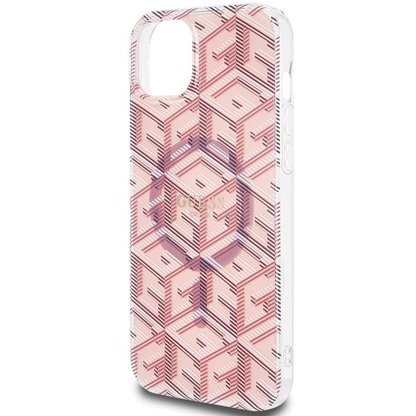 Etui Guess do iPhone 15, iPhone 14, iPhone 13, Różowy, MagSafe zdjęcie 6