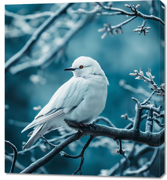 Obraz 90x100cm Perłowy Ptak zdjęcie 1