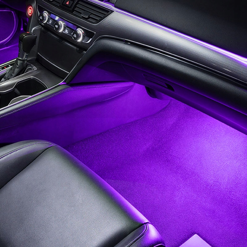 TAŚMA LED do Samochodu PRO LEDY RGB Oświetlenie wnętrza samochodu PILOT na Arena.pl