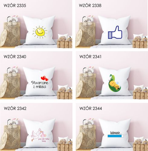 Poduszka z nadrukiem PREZENT JUŻ DO WAS LECĘ na Arena.pl