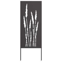 Dekoracyjny panel ogrodowy Czarny 50 x 140 cm