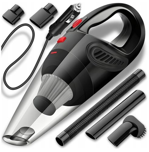 Mocny Odkurzacz Samochodowy Ręczny 120W Mocny Filtr Bezworkowy + Kabel na Arena.pl