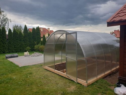 Szklarnia z poliwęglanu Tunel ogrodowy 3x6 m profile 20x40 poliwęglan 6mm na Arena.pl