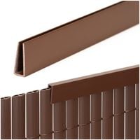 Maskownica, profil do osłony maskującej 100 cm PVC na balkon, taras, ogrodzenie, brązowa