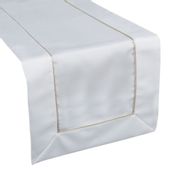 Bieżnik dekoracyjny MADELE 40x140 Eurofirany biały złoty