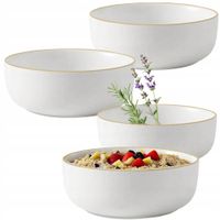 2 x Salaterki miski porcelanowe MG Home Artena 15 cm Zestaw miseczek 4 sztu