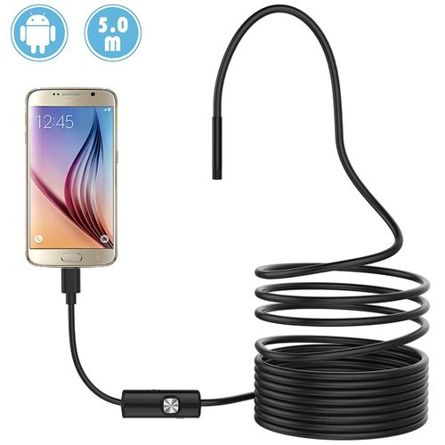 ENDOSKOP KAMERA INSPEKCYJNA ANDROID USB 5M na Arena.pl