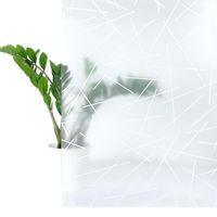 Folia Okienna Statyczna Do Szyb Mleczne Kreski 67,5x150cm G115