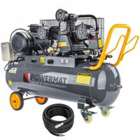 KOMPRESOR OLEJOWY 100L 8 BAR SPRĘŻARKA 400V 650l/min + WĄŻ