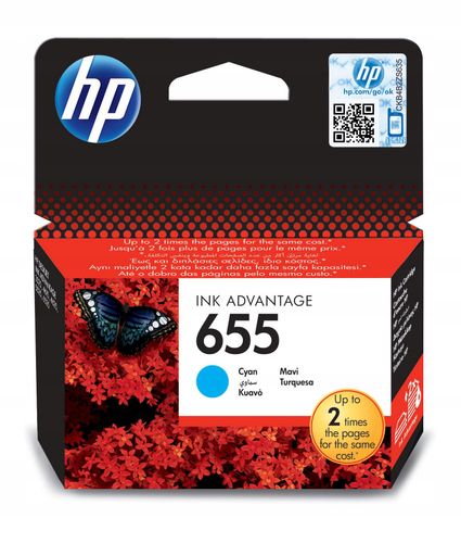 Tusz HP 655 Cyan na Arena.pl