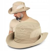 KAPELUSZ MĘSKI LETNI PAKO JEANS WĘDKARSKI WODOODPORNY PRZEWIEWNY UNI