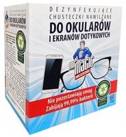 MR MAGIC DEZYNFEKUJĄCE CHUSTECZKI NAWILŻANE DO OKULARÓW I EKRANÓW 60 SZTUK