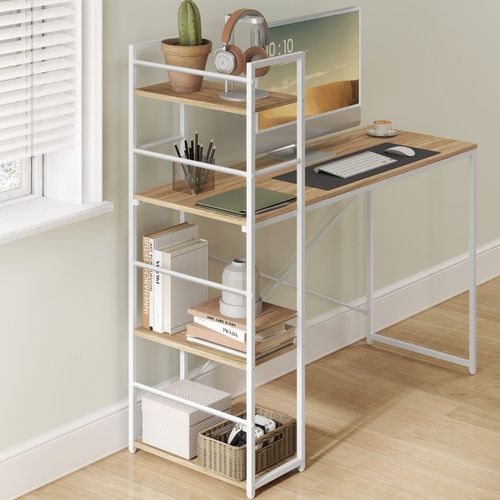 Biurko Komputerowe MAX 4.0 - sonoma / nogi białe na Arena.pl