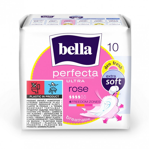 Podpaski higieniczne Bella Perfecta Ultra Rose ze skrzydełkami 10 szt zdjęcie 1