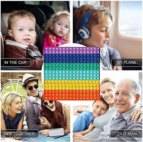 ZABAWKA SENSORYCZNA SQUARE 30X30 RAINBOW na Arena.pl