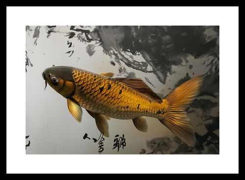 Plakat 30x20cm Spokojna Ryba Koi na Arena.pl