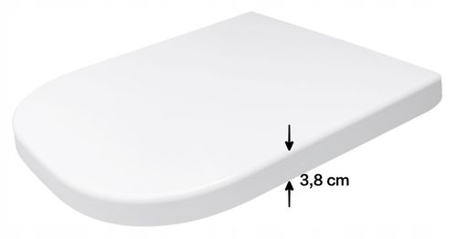 Deska sedesowa wolnoopadająca wypinana do ROCA GAP duroplast WC zawiasy met na Arena.pl