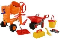 Wader 57815 Betoniarka + taczka + zestaw murarza