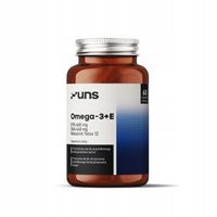 UNS OMEGA-3 + E EPA 660 mg DHA 440 mg SERCE 60 kaps. NISKI TOTOX, HDL, LDL