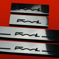 Listwa progowa FIAT 500L  500L HALF Stal nierdzewna 304 połysk 4szt