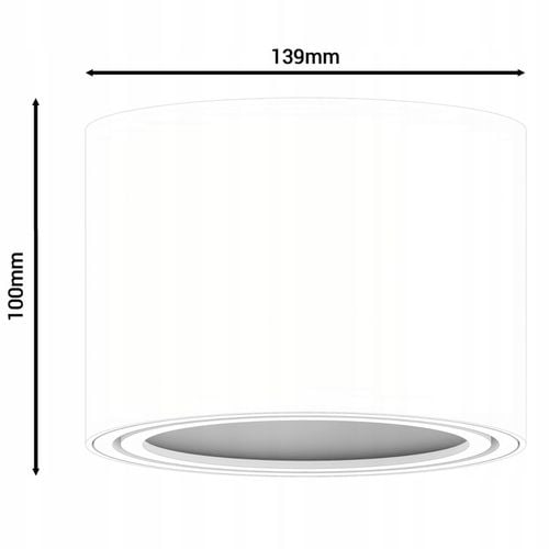 OPRAWA NATYNKOWA AR111 TUBA LED RUCHOMA + GU10 na Arena.pl