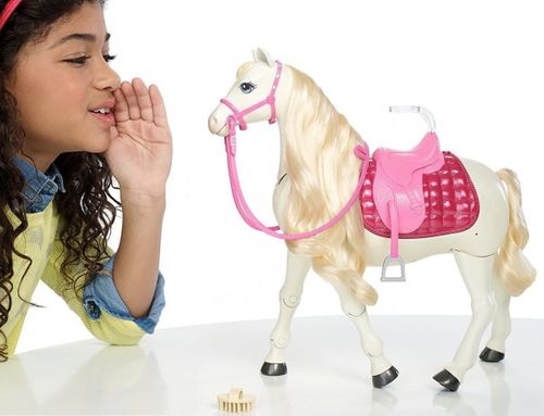 Barbie Interaktywny Koń + Lalka na Arena.pl