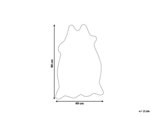 Dywan ekoskóra brązowy 60 x 90 cm NAMBUNG na Arena.pl