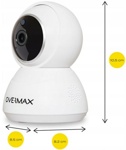 BEZPRZEWODOWA KAMERA IP MONITORINGU OBROTOWA WIFI FULLHD MIKROFON GŁOŚNIK na Arena.pl