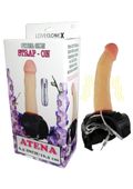 Proteza Penisa Z Wibracją Dla Kobiet - Loveclonex Atena 6,5"