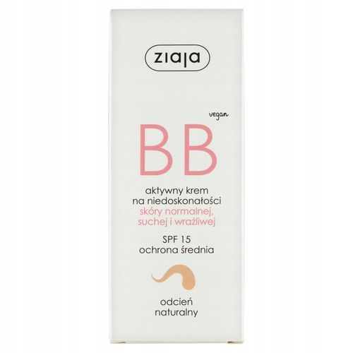 Ziaja BB Cream Normal and Dry Skin 50 ml dla kobiet Krem BB Natural na Arena.pl