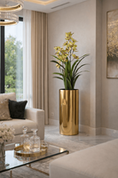 Storczyk sztuczny Cymbidium w doniczce 105 cm zielone