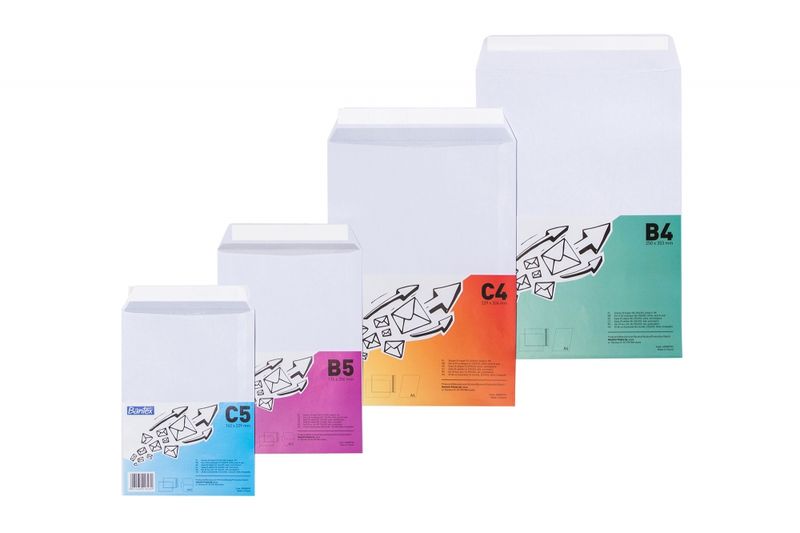 KOPERTY B5 50 SZT BIAŁE BANTEX zdjęcie 1