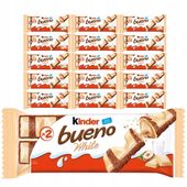Kinder Bueno White Wafel w białej czekoladzie 39 g (2 sztuki) x 15 sztuk