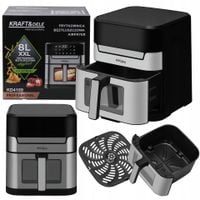 Frytkownica Beztłuszczowa LED AIRFRYER 8L 2200W XXL 10 Trybów Gotowania