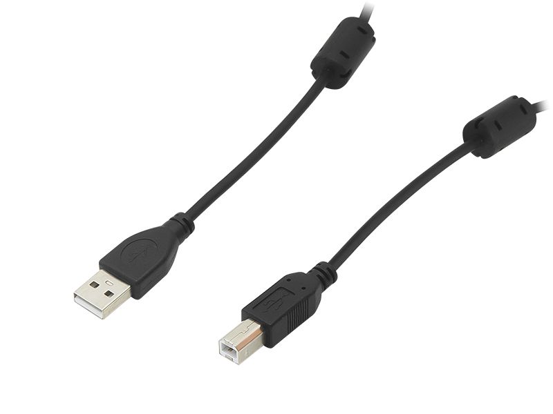 Przyłącze USB A - B 1,5m komputer-drukarka 2xFER zdjęcie 1
