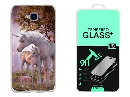 HUAWEI HONOR 7 LITE | Etui smartfon CASE + Szkło na Arena.pl