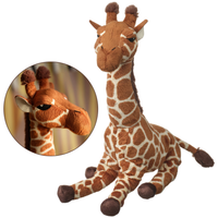 Pluszak żyrafa IKEA 45 cm żyrafiątko maskotka miękki miś SANDLÖPARE brązowy