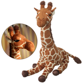 Pluszak żyrafa IKEA 45 cm żyrafiątko maskotka miękki miś SANDLÖPARE brązowy