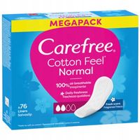 CAREFREE Cotton Fresh wkładki higieniczne świeży zapach 76szt