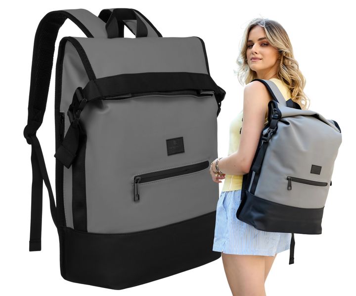 plecak miejski ptn berlin-9053 gray zdjęcie 1