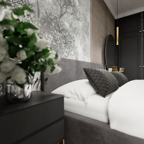 ŁÓŻKO TAPICEROWANE DO SYPIALNI 180x200 PODWÓJNE Z POJEMNIKIEM GRAFITOWE na Arena.pl